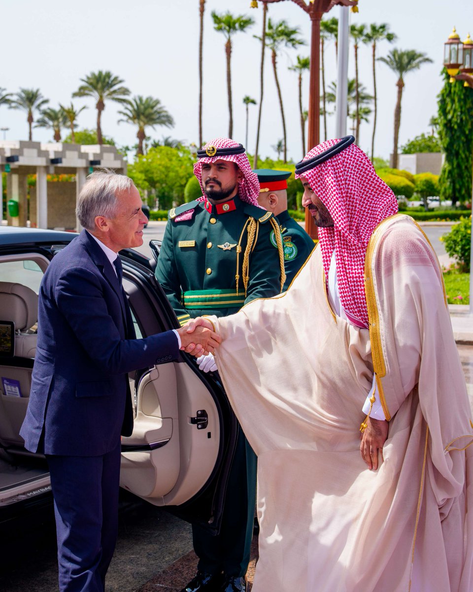 سعودی ولی عہدشہزادہ محمد بن سلمان اوروزیراعظم مارک کارنی کی اہم ملاقات